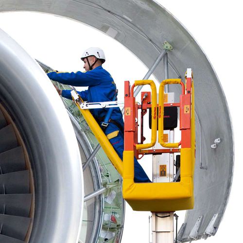 Hubarbeitsbühne mit Eigenantrieb - 50 Move AIR - Elevah - elektrisch / für Industrieanwendungen / für die Luftfahrt