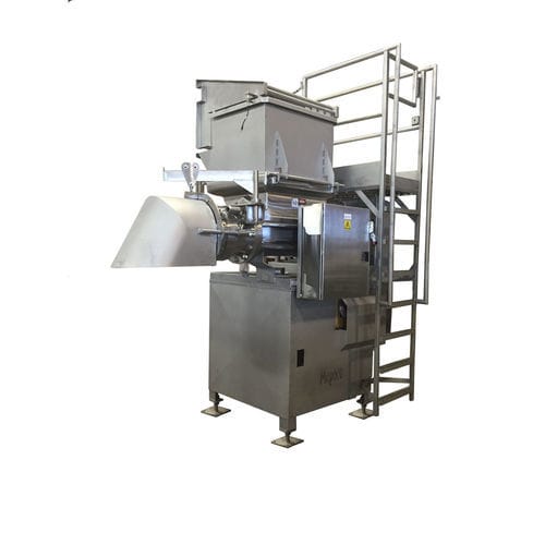 Fleisch-Industriewolf - Mepaco / Apache Stainless - Geflügel / bodenstehend / automatisch