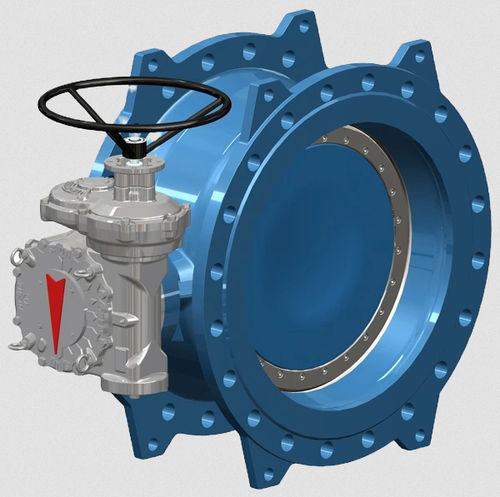 Absperrklappe - F4 - Flowrates - mit Handrad / Stell / für Trinkwasser
