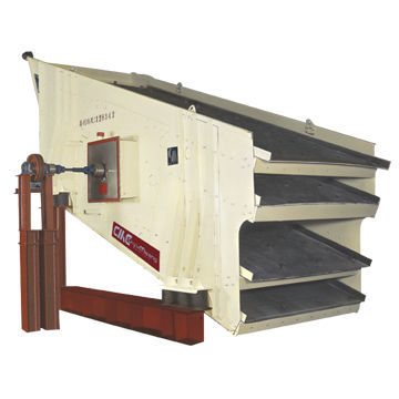 Siebmaschine für raue Umgebungen - VT series - Chyi Meang Machinery Co., Ltd. - Feucht / für Schüttgut / schräg