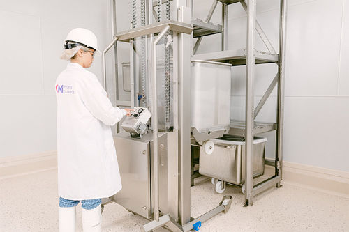 Elektrohydraulischer Stapler - 600/BS2-1000 - CM Process Solutions LLC - Begleiter / für die Lebensmittelindustrie / für Materialumschlag