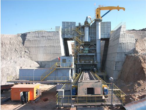 Primärbrechanlage - TAIYUAN HEAVY INDUSTRY CO.,LTD - Kreisel / semi-mobil