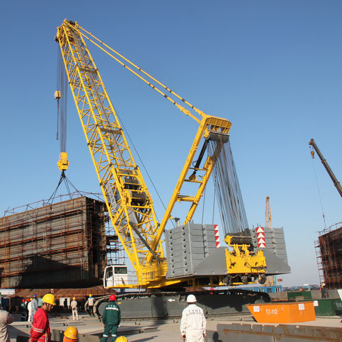 Kran auf Raupen - TZC series - TAIYUAN HEAVY INDUSTRY CO.,LTD - Gitter / für Schifffahrtsanwendungen / für Baustelle