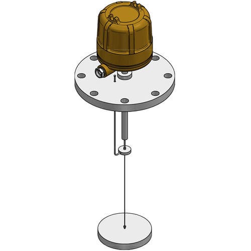 Schwimmer-Tauchsonde - Tipo ADF-8XX - Nivotrol - für Flüssigkeiten / ATEX / Flanschmontage