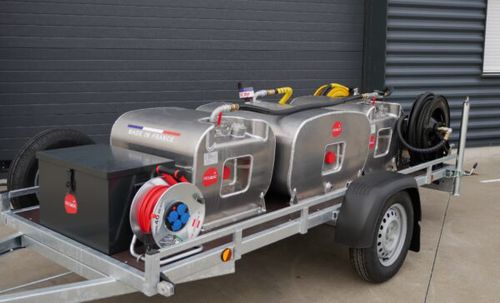 Tank Anhänger - AX GROUP marque PEGASE - für Tanks / 2-Achsen / angehängt