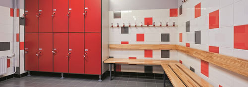 Holzbank - FRANCE EQUIPEMENT - für Umkleidekabinen