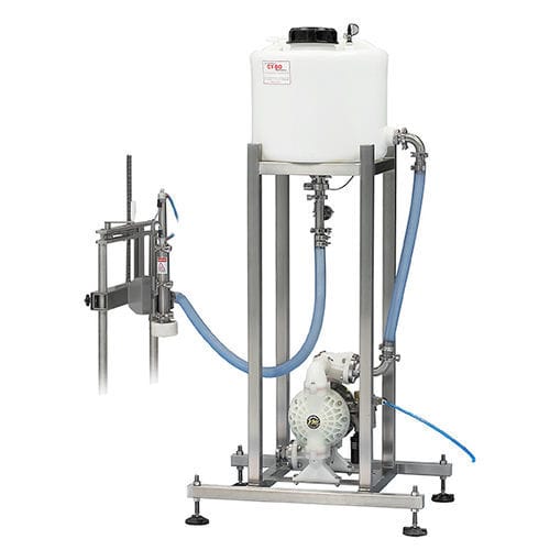 Schwerkraft-Abfüllmaschine - DT1000 - Control GMC - für Kübel / für Tuben / für Flüssigkeiten