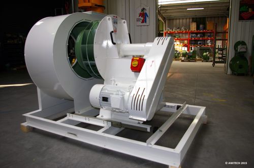 Zentrifugal-Ventilator - AWITECH - bodenstehend / Absaug / AC