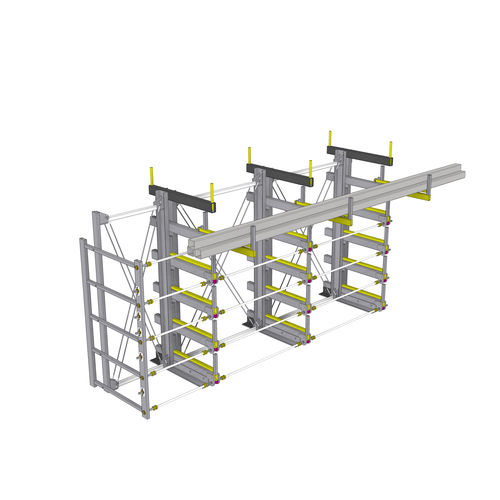 Pull-out-Regal - BORDIN - Warenlager / für horizontale Lagerung / modular