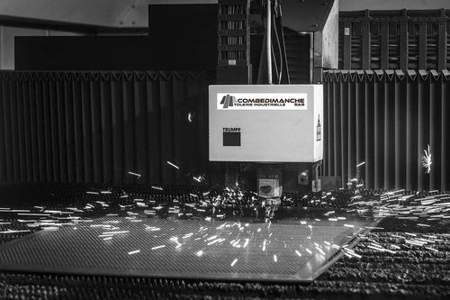 Laserschneiden - COMBEDIMANCHE - Stahl / Einzelteile / Prototyping