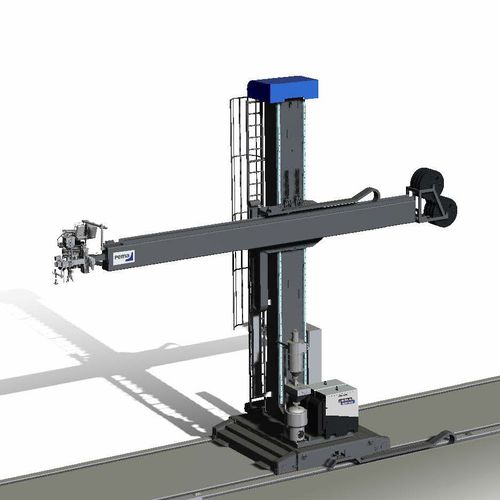 Schweißmanipulator - EHD 10×10 - PEMAMEK - elektrisch / Umschlag / Säulen