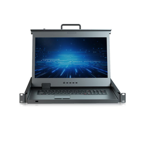 KVM-Switch / Rack - RGD-KVM-1708HD-VGA - Key Technology Rugged System Limited - mit Tastatur / digital / mit LCD-Bildschirm