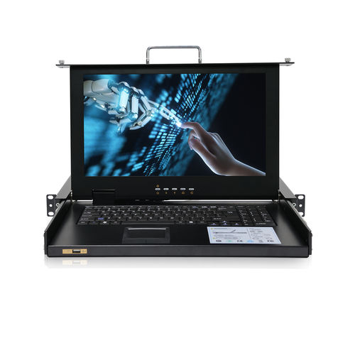 KVM-Switch / Rack - RGD-KVM-1508HD-VGA - Key Technology Rugged System Limited - mit Tastatur / digital / mit LCD-Bildschirm