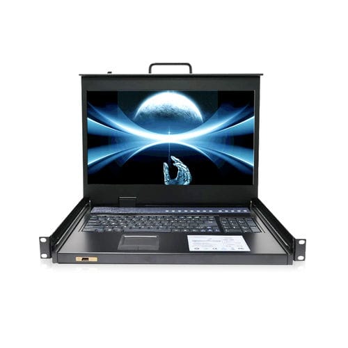 KVM-Switch / Rack - RGD-KVM-1908HD-VGA - Key Technology Rugged System Limited - mit Tastatur / digital / mit LCD-Bildschirm