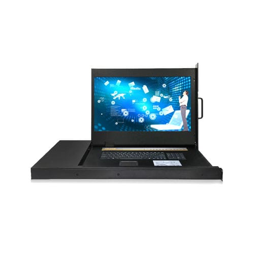 KVM-Switch / Rack - RGD-KVM-21508HD-VGA - Key Technology Rugged System Limited - mit Tastatur / digital / mit LCD-Bildschirm