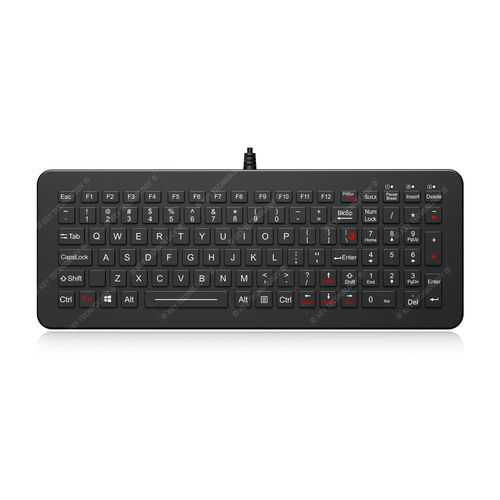 Einbaufähige Tastatur - K-TEK-M334KP-FN-BL-NV-151B-DT-DWP - Key Technology Rugged System Limited - mit mechanischen Tasten / 101 Tasten / für die Transportindustrie