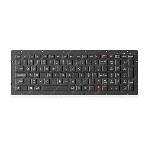 Einbaufähige Tastatur - K-TEK-M334KP-FN-BL-IT-ML-DWP - Key Technology Rugged System Limited - mit mechanischen Tasten / 101 Tasten / für die Transportindustrie