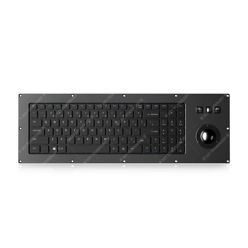 Einbaufähige Tastatur - K-TEK-V455-38-MTB-AVR-KP-FN-SC-BT - Key Technology Rugged System Limited - mit scissor switches / 98 Tasten / 3 Maustasten