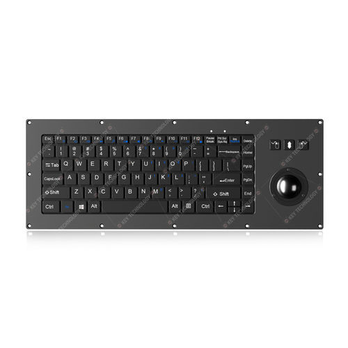 Einbaufähige Tastatur - K-TEK-V405-38-MTB-AVR-FN-SC-BT - Key Technology Rugged System Limited - mit scissor switches / 86 Tasten / 3 Maustasten