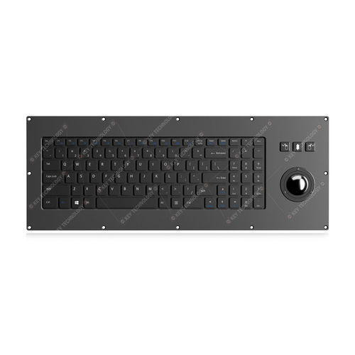 Einbaufähige Tastatur - K-TEK-V455-172-38-MTB-AVR-KP-FN-SC-BT - Key Technology Rugged System Limited - mit scissor switches / 98 Tasten / 3 Maustasten