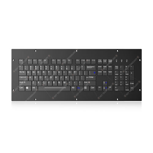 Einbaufähige Tastatur - K-TEK-V430KP-FN-SC-BL-BT - Key Technology Rugged System Limited - mit scissor switches / 104 Tasten / für Kernkraftanwendungen