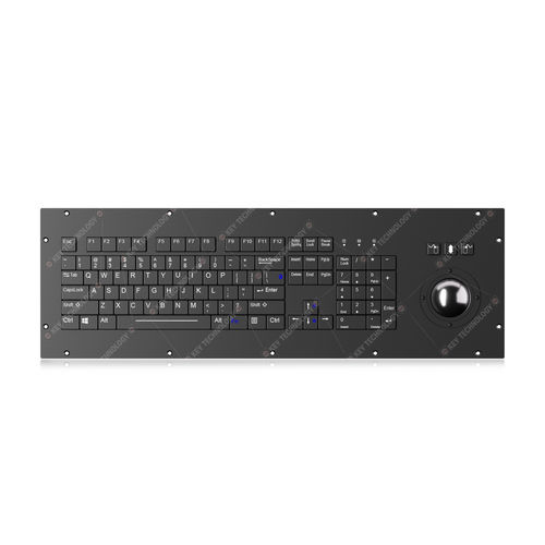 Einbaufähige Tastatur - K-TEK-V530-50-MTB-AVR-KP-FN-SC-BL-BT - Key Technology Rugged System Limited - mit scissor switches / 3 Maustasten / 104 Tasten