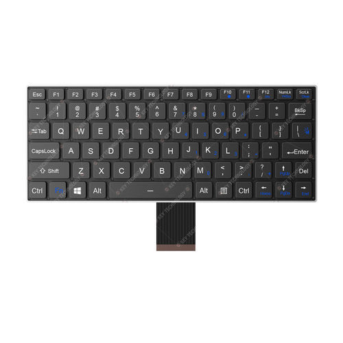 Einbaufähige Tastatur - K-TEK-V268-FN-BL-FC-SC-DM-DWP - Key Technology Rugged System Limited - mit scissor switches / 80 Tasten / für die Transportindustrie