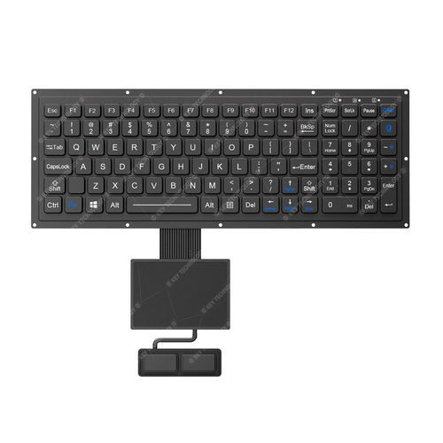Einbaufähige Tastatur - K-TEK-M315KP-FN-BL-FC-KC+TP85-DML+2K-PC - Key Technology Rugged System Limited - Kohlenstoffkontakt / 2 Maustasten / 102 Tasten
