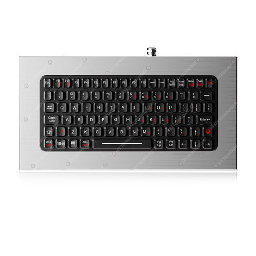 Desktop-Tastatur - K-TEK-M337-176-FN-BL-IL-DT-SS - Key Technology Rugged System Limited - Kohlenstoffkontakt / 83 Tasten / USB