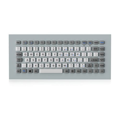 Desktop-Tastatur - K-TEK-M305-FN-DWP - Key Technology Rugged System Limited - Kohlenstoffkontakt / 86 Tasten / für die Transportindustrie
