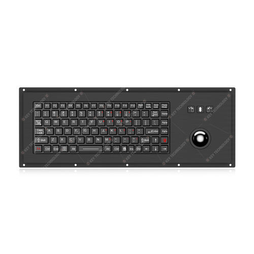 Desktop-Tastatur - K-TEK-M425-172-38-MTB-FN-BL-BT - Key Technology Rugged System Limited - Kohlenstoffkontakt / 3 Maustasten / 89 Tasten