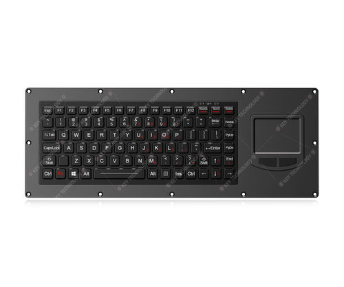 Desktop-Tastatur - K-TEK-M400-150TP-FN-BL-ML-BT - Key Technology Rugged System Limited - Kohlenstoffkontakt / 2 Maustasten / 87 Tasten