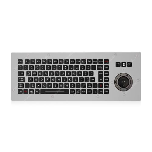 Desktop-Tastatur - K-TEK-M390-MTB-AVR-FN-BL-NV-151B-DWP - Key Technology Rugged System Limited - mit mechanischen Tasten / 3 Maustasten / 89 Tasten