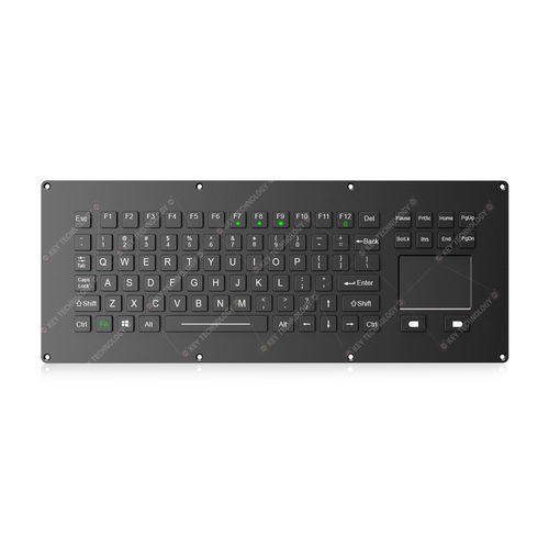 Desktop-Tastatur - K-TEK-M392TP-FN-BL-DWP - Key Technology Rugged System Limited - mit mechanischen Tasten / 88 Tasten / 2 Maustasten