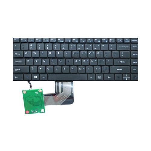 Einbaufähige Tastatur - K-TEK-V291-FN-UT-SC - Key Technology Rugged System Limited - mit scissor switches / 86 Tasten / USB