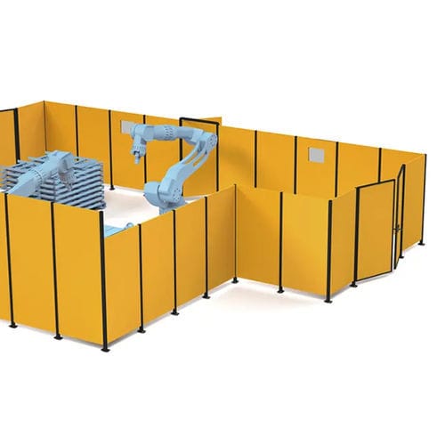 Werkstatt-Trennwand - EASY BARRIER LAMIERA - DELLA CASA RETI - Schutz / modular
