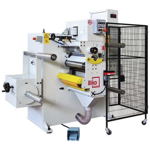 Rollenlängsteilmaschine - AT1-SHEAR-750 - Biko Meccanica Srl - für Gewebe / für Papier / für Schleifmittelbeschichtungen
