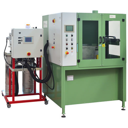 Klebstoff-Auftragsmaschine / 3-Achsen - MFW-INJ - Biko Meccanica Srl - Harz / für Schaftlamellenräder