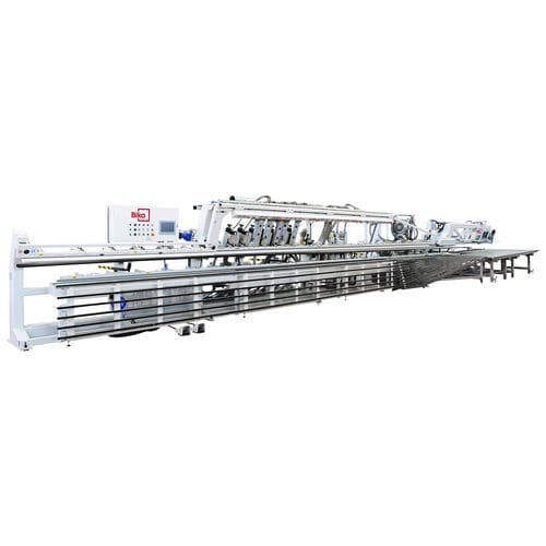 2-Stationen-Doliermaschine - CSM05 - Biko Meccanica Srl - kontinuierlich / für Schleifleinen / für Schleifpapier
