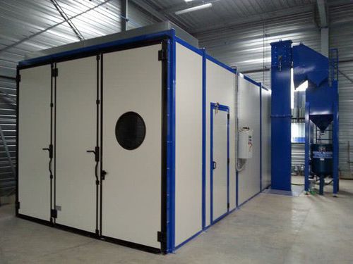 Hängebahn-Strahlanlage - INDUSTRIE SYSTEMES - für Metall