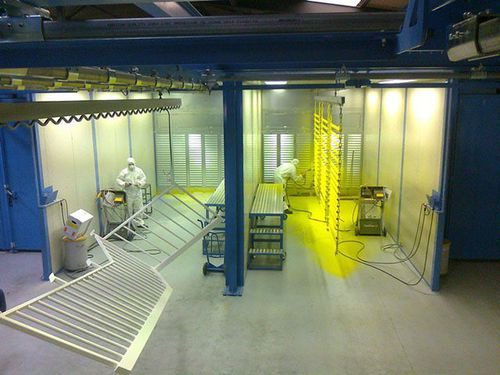 Pulverbeschichtungskabine für Einzelteile - INDUSTRIE SYSTEMES - ATEX / maßgefertigt