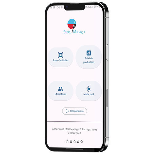 Mobile App / Überwachung - STEEL MANAGER - Produktionssteuerung / für Fernzugriff / für Smartphone