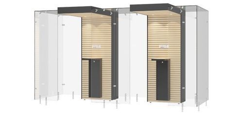 Rauchergestell mit HEPA-Filter - 2SP160 - Longhi Air - Hartglas / MDF / Stahl