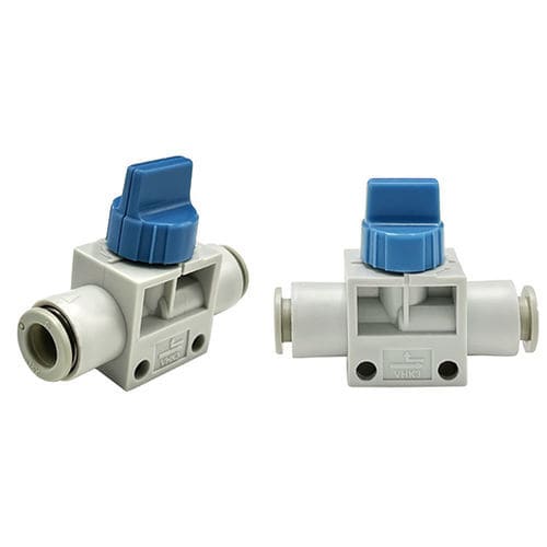 Handventil - HVK series - HANVAC GMBH - mit Absperrklappe / Steuerung / für Luft