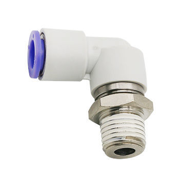 Vakuumanschluss - HKSL series - HANVAC GMBH - Push-in / Gewinde / rechtwinkelig