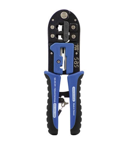 Manuelles Crimpwerkzeug - 100-65-041 - SAS - für RJ45-Steckdose / für Twisted-Pair-Kabel