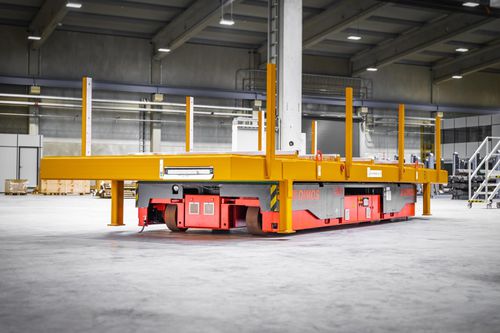 Plattformanhänger - DIMOS Maschinenbau GmbH - für Industriematerial / 2-Achsen / Schwerlast
