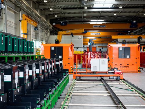 Automatisches Batteriewechselsysteme - DIMOS Maschinenbau GmbH - Industrie