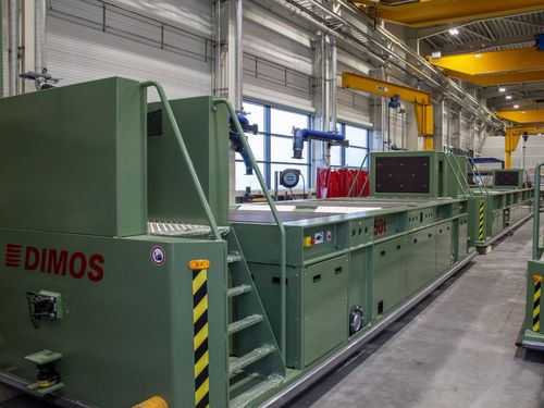 Elektrischer Transferwagen - DIMOS Maschinenbau GmbH - für schwere Lasten