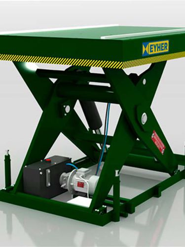 Hydraulischer Hubtisch - EYHER S.L. - Scheren / festinstalliert / für schwere Lasten